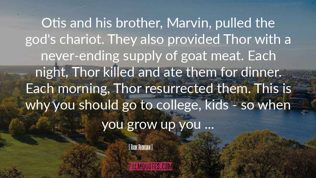 Thor quotes by Rick Riordan