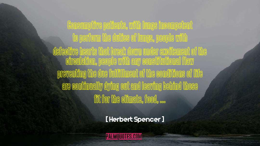 Thorax And Lungs quotes by Herbert Spencer