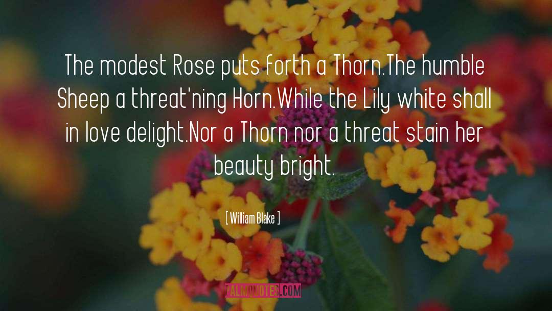 Thorn quotes by William Blake