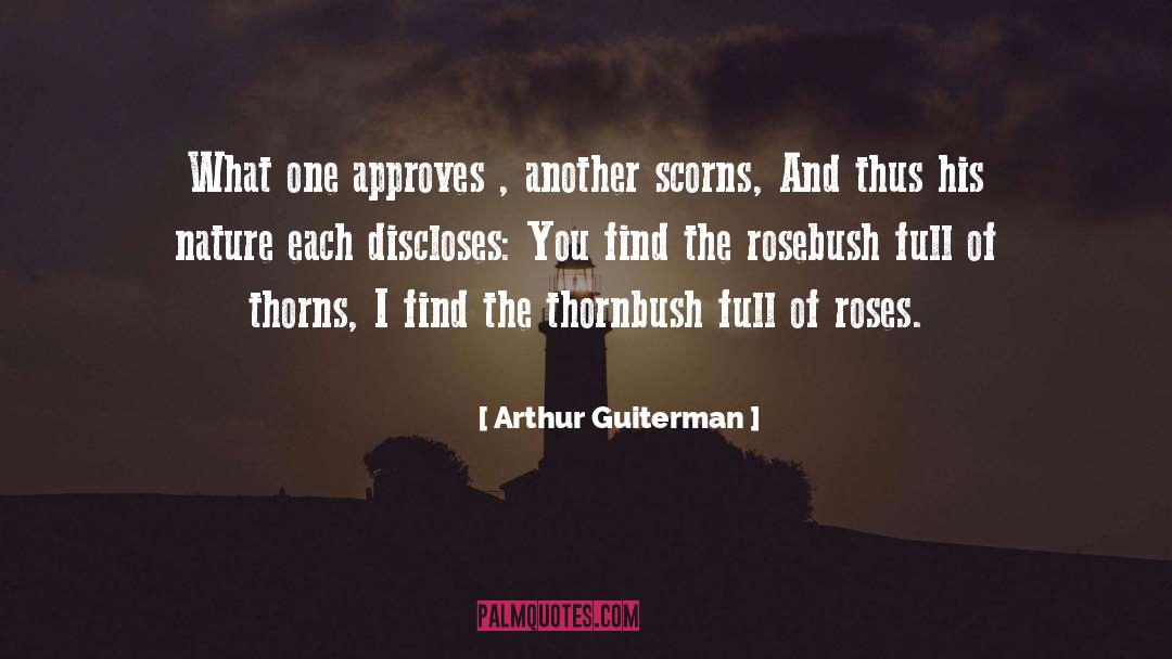 Thornbush quotes by Arthur Guiterman