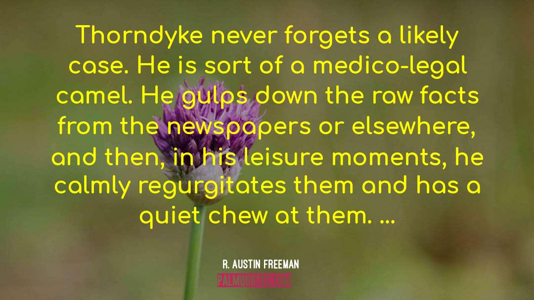 Thorndyke quotes by R. Austin Freeman