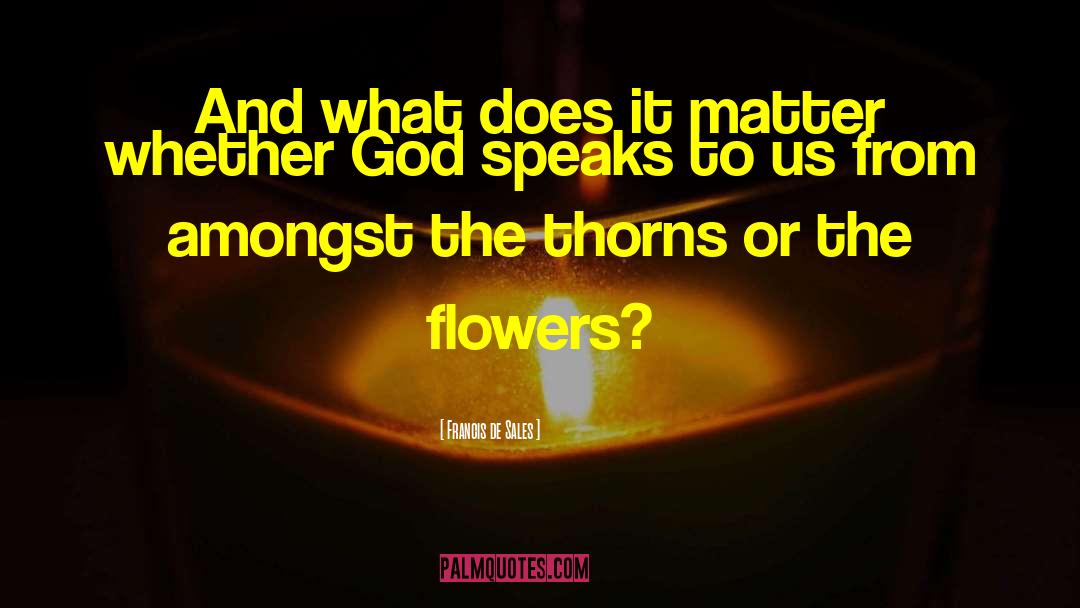 Thorns And Cactus quotes by Francis De Sales