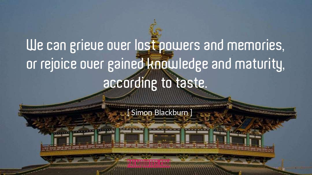 Thornton Blackburn quotes by Simon Blackburn