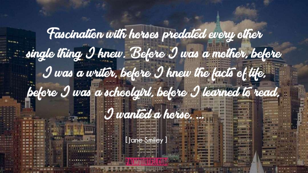Thoroughbred Horse Racing quotes by Jane Smiley