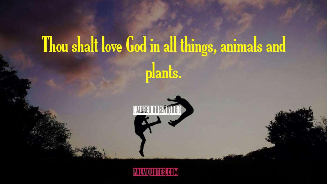 Thou Shalt Love quotes by Alfred Rosenberg