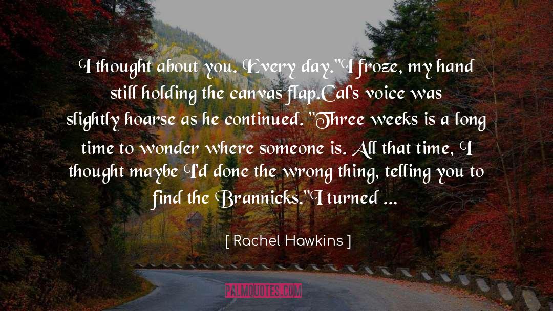 Thought About You quotes by Rachel Hawkins
