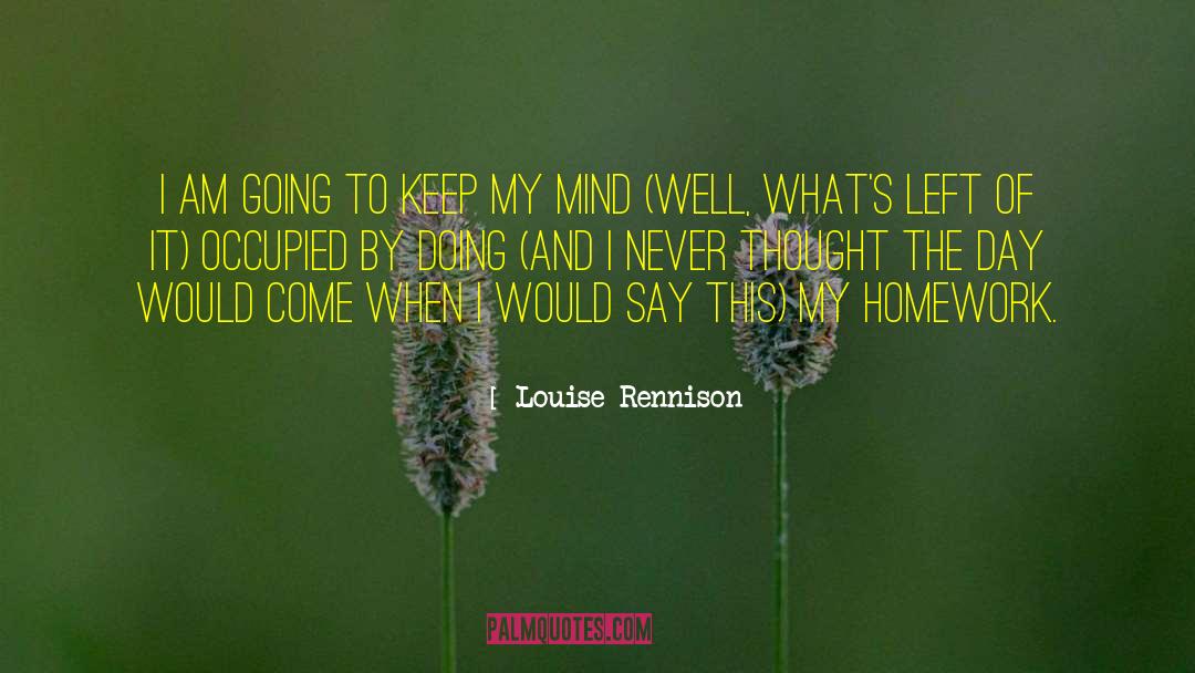 Thought Gang quotes by Louise Rennison