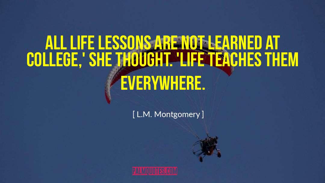 Thought Life quotes by L.M. Montgomery