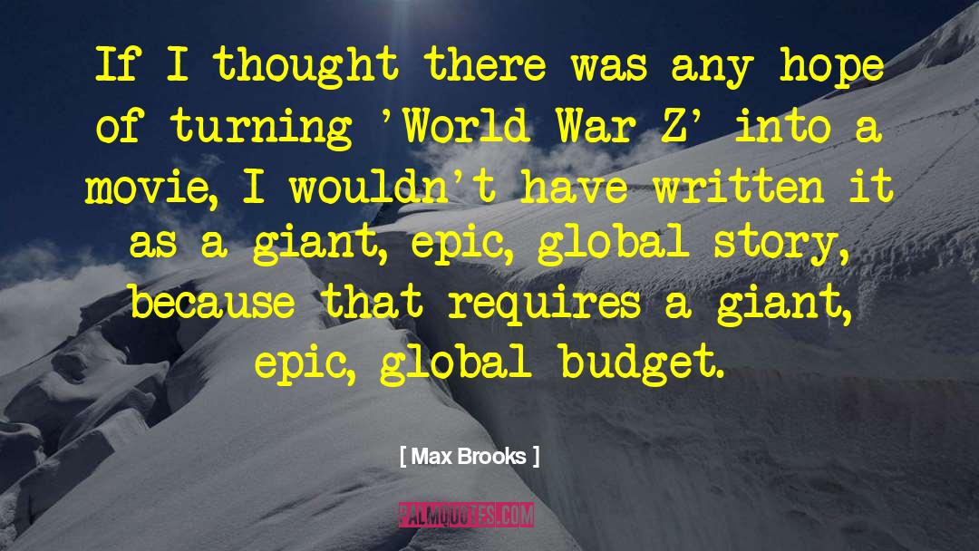 Thought Meta quotes by Max Brooks