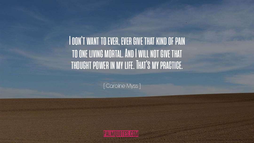 Thought Power quotes by Caroline Myss