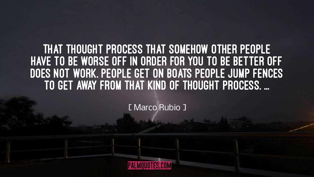 Thought Process quotes by Marco Rubio