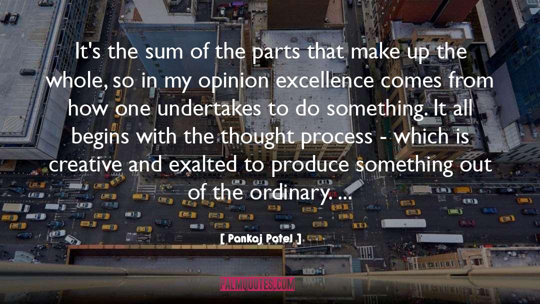Thought Process quotes by Pankaj Patel
