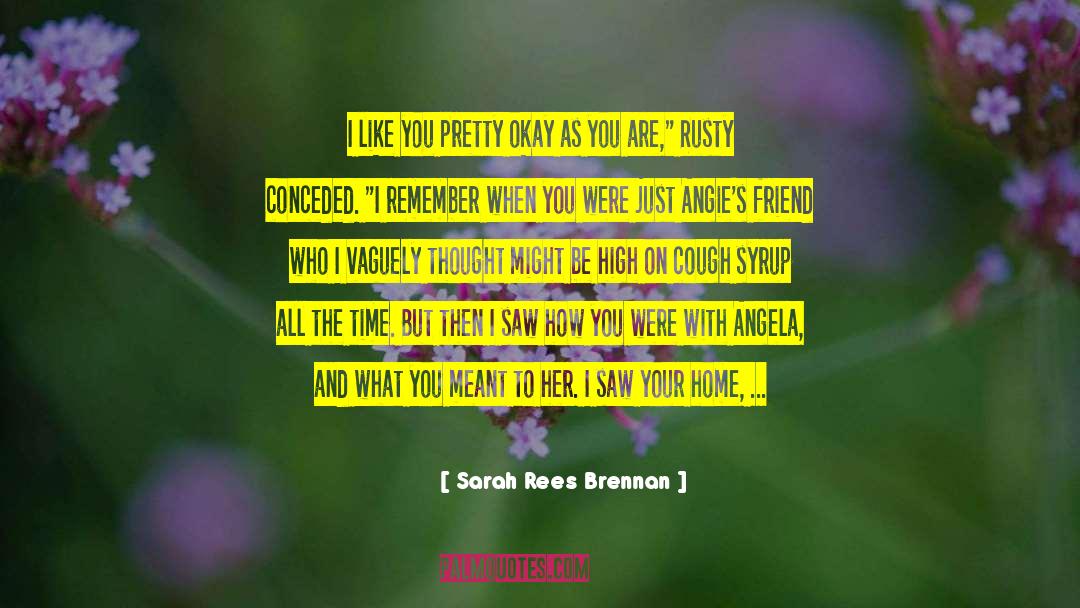 Thought You Love Me quotes by Sarah Rees Brennan