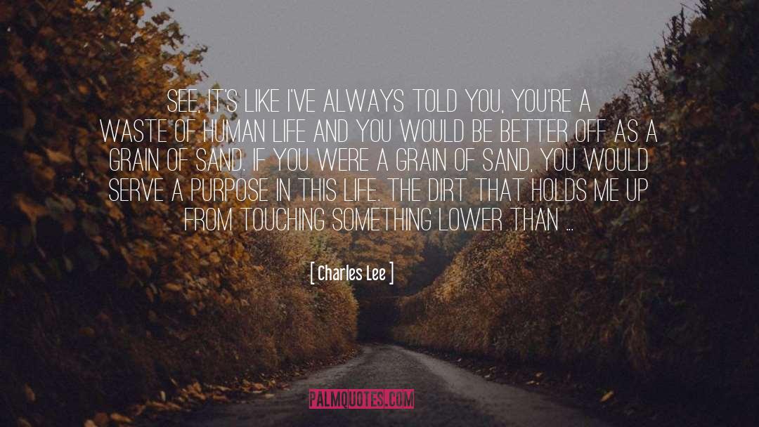 Thought You Were Better quotes by Charles Lee