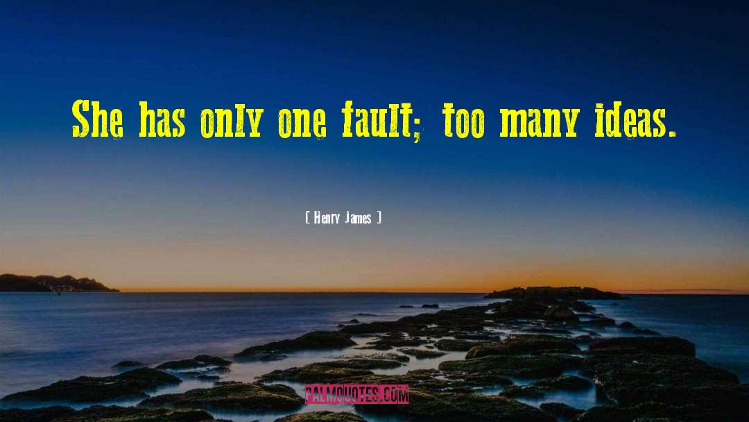 Thoughtful Ideas quotes by Henry James