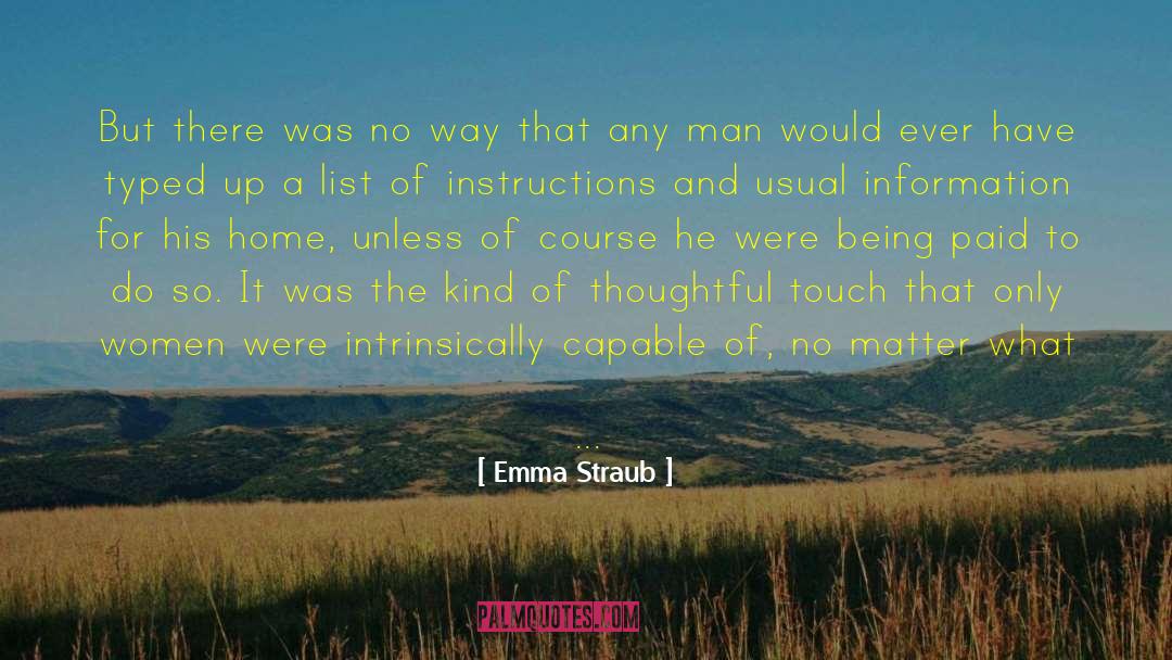 Thoughtful quotes by Emma Straub
