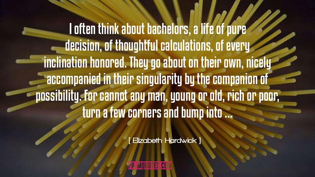 Thoughtful Reflection quotes by Elizabeth Hardwick