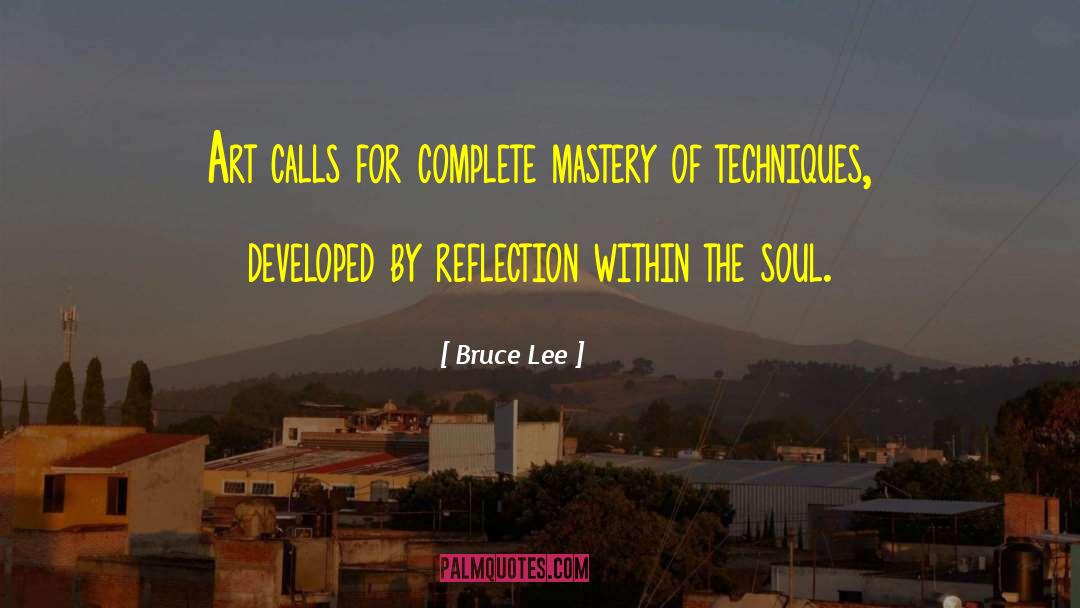 Thoughtful Reflection quotes by Bruce Lee