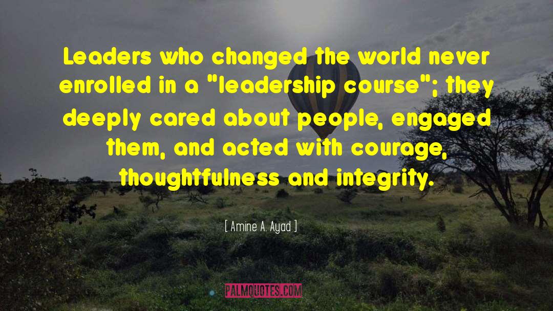 Thoughtfulness quotes by Amine A. Ayad