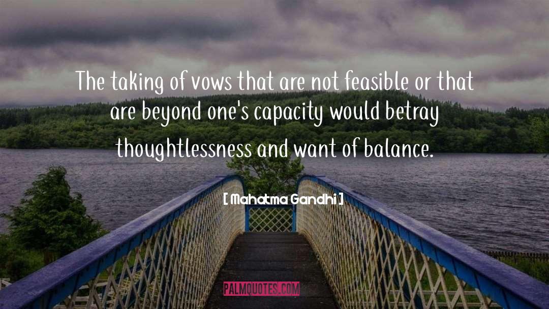 Thoughtlessness quotes by Mahatma Gandhi