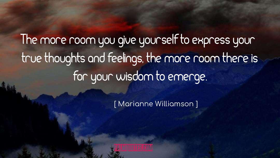 Thoughts And Feelings quotes by Marianne Williamson