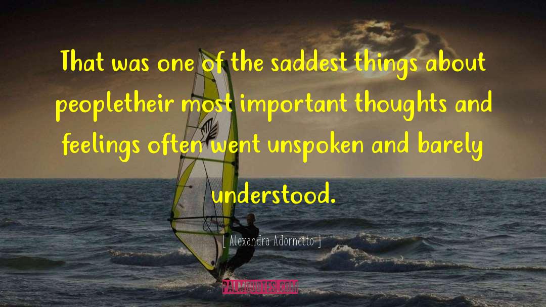 Thoughts And Feelings quotes by Alexandra Adornetto