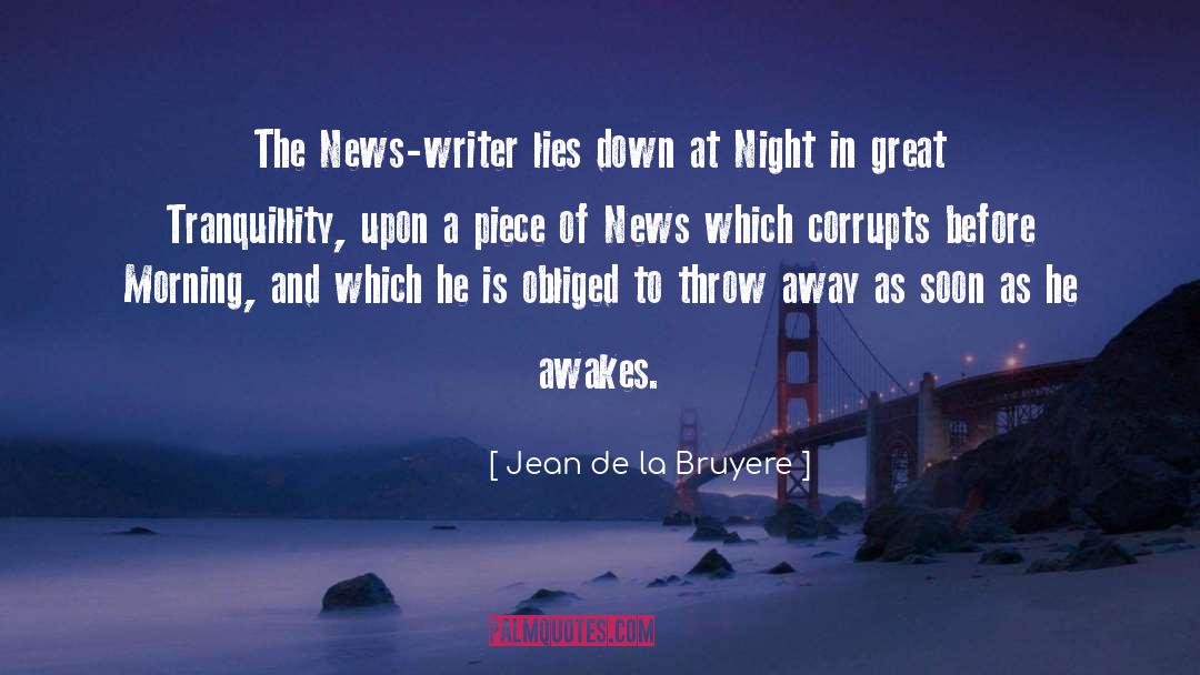 Thoughts Of A Writer quotes by Jean De La Bruyere