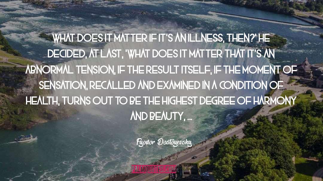 Thoughts Of Beauty quotes by Fyodor Dostoyevsky