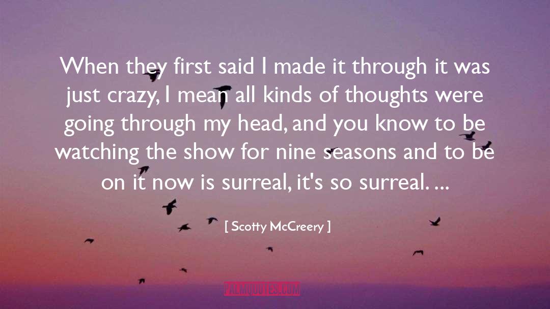 Thoughts On Self quotes by Scotty McCreery