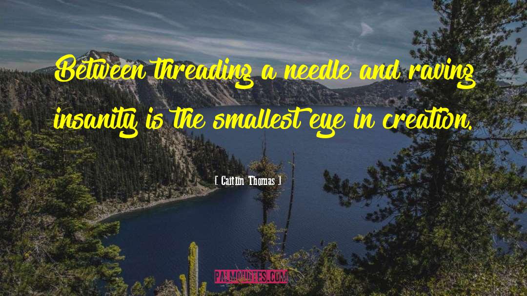 Threading quotes by Caitlin Thomas