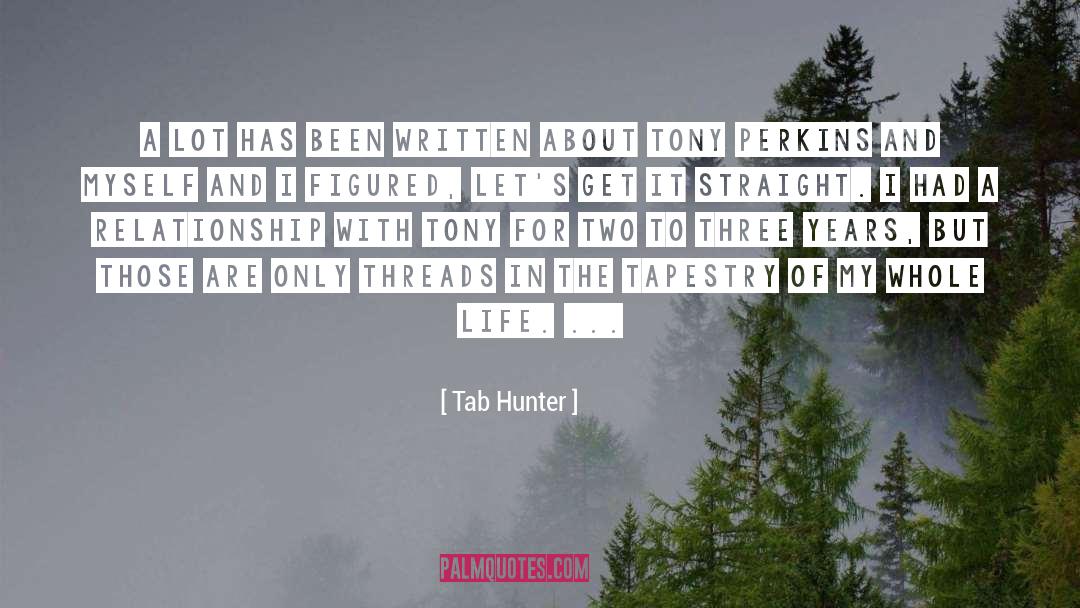 Threads quotes by Tab Hunter