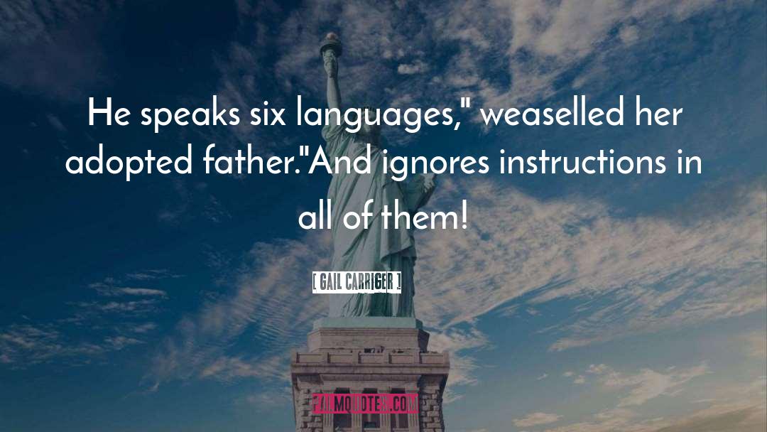 Threatened Languages quotes by Gail Carriger