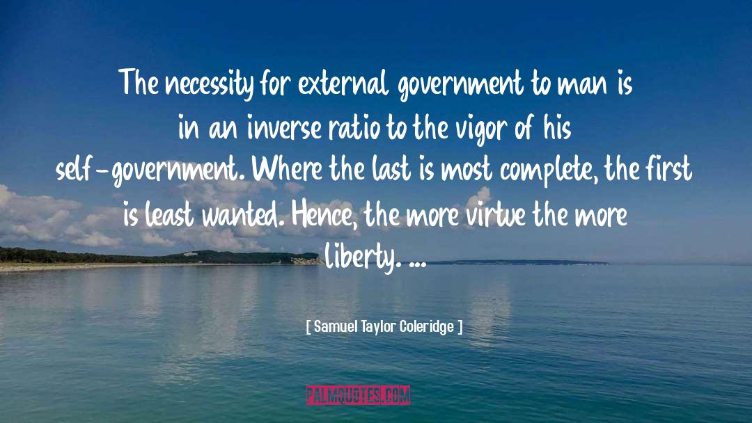 Threats To Liberty quotes by Samuel Taylor Coleridge
