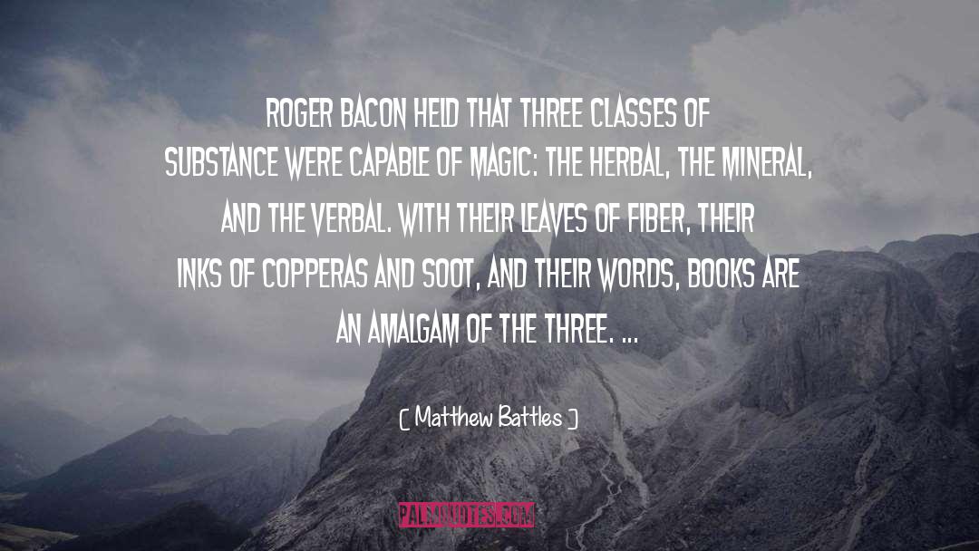 Three Books quotes by Matthew Battles