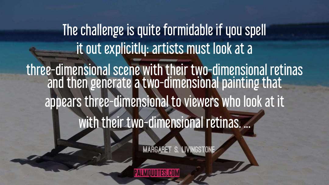 Three Dimensional quotes by Margaret S. Livingstone