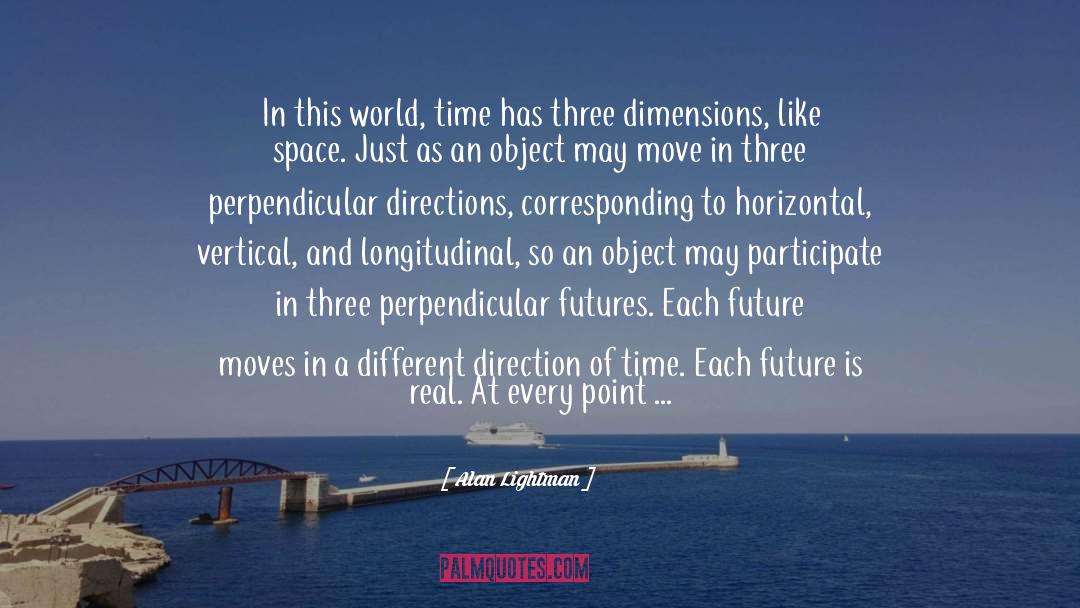 Three Dimensions quotes by Alan Lightman