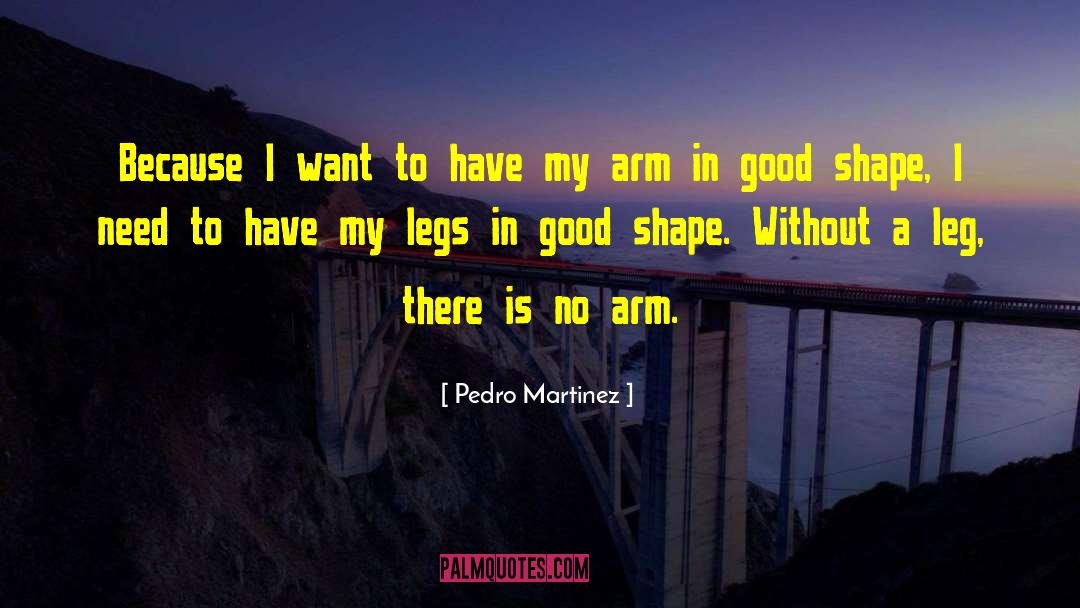 Three Legs quotes by Pedro Martinez