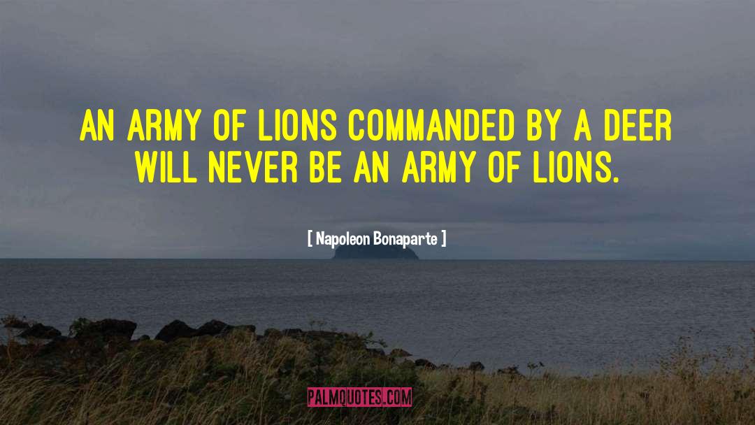 Three Lions Film quotes by Napoleon Bonaparte