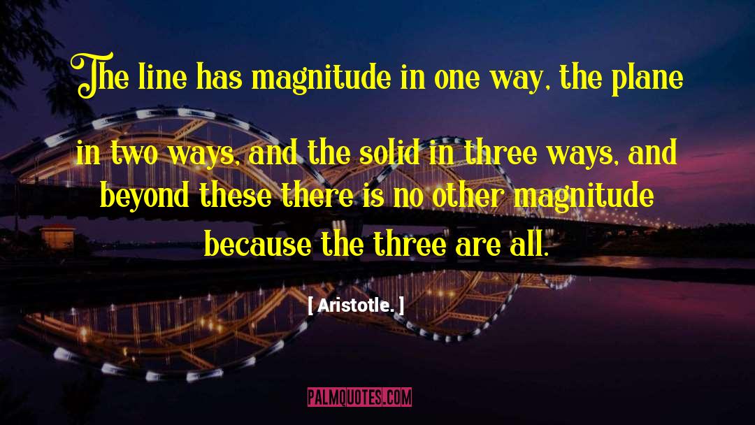 Three Ways quotes by Aristotle.