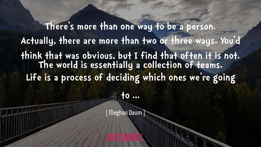 Three Ways quotes by Meghan Daum