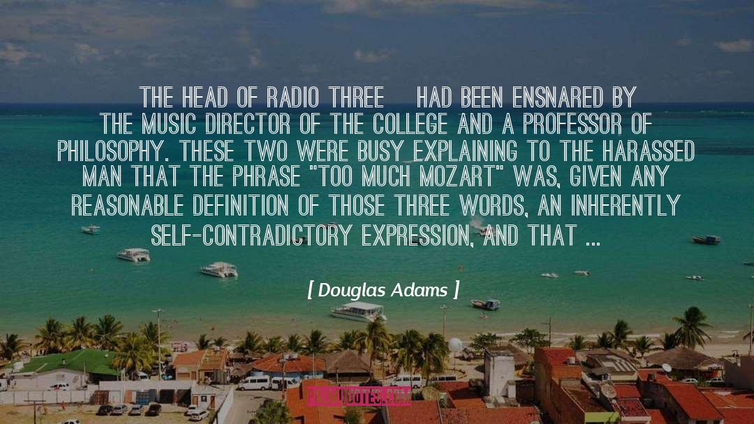 Three Words quotes by Douglas Adams