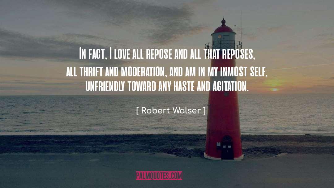 Thrift quotes by Robert Walser