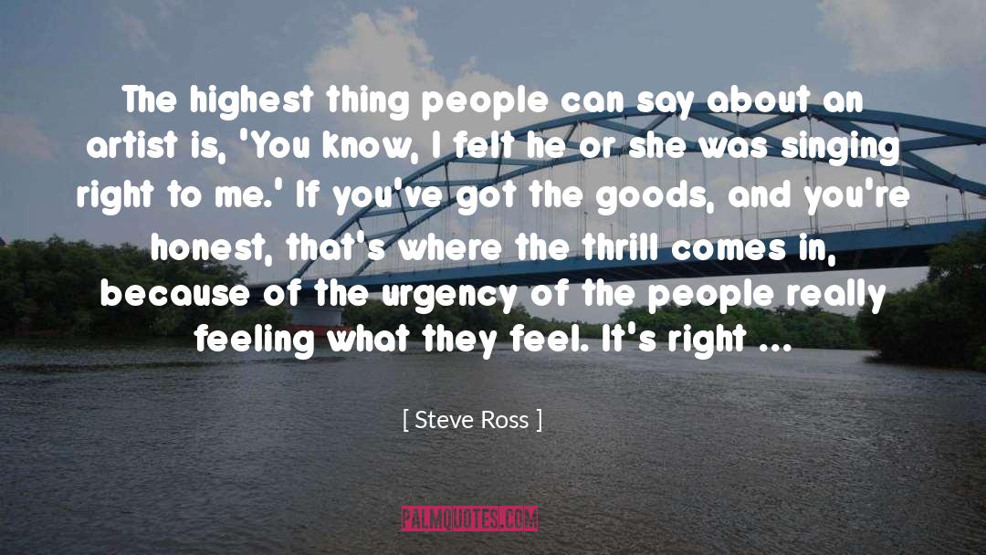 Thrill quotes by Steve Ross