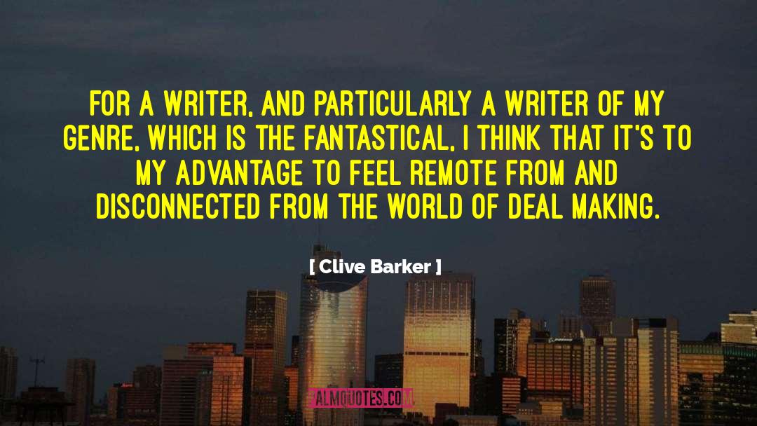 Thriller Genre quotes by Clive Barker