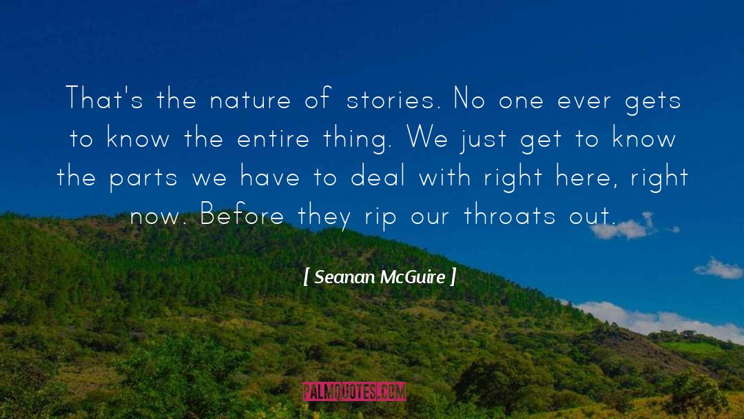 Throats quotes by Seanan McGuire