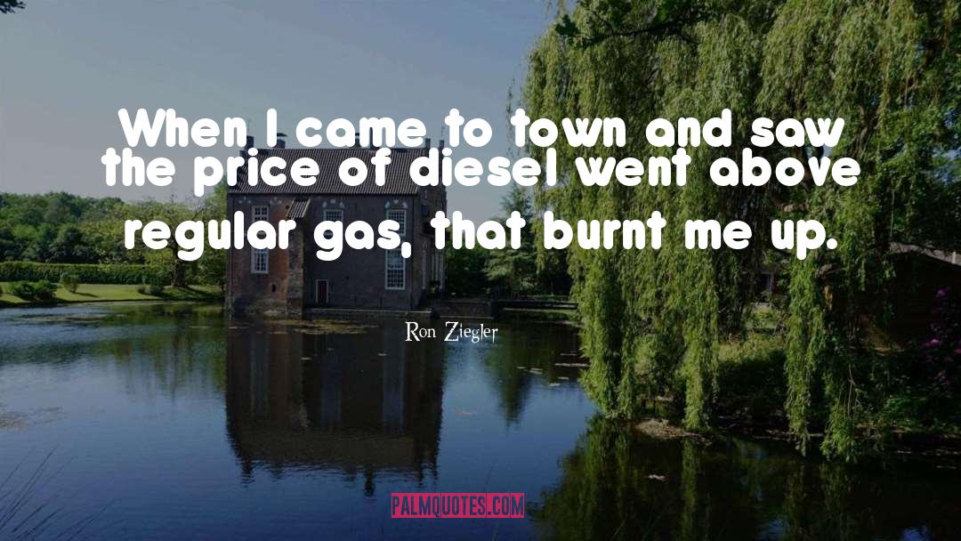 Throbbed Diesel quotes by Ron Ziegler