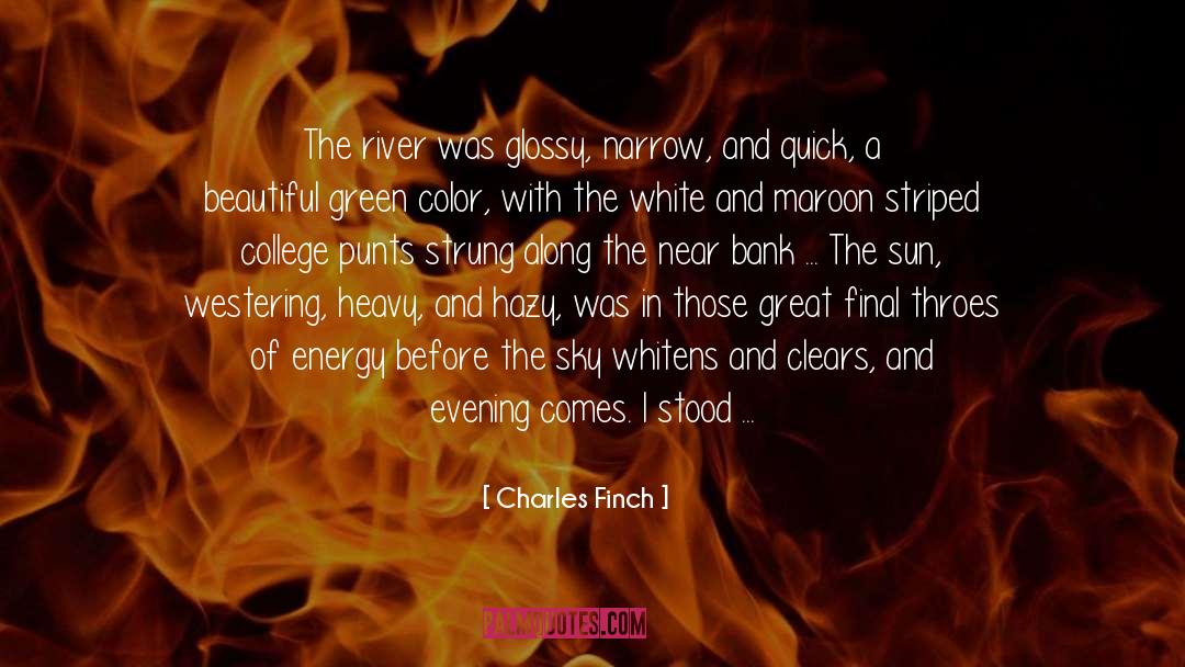 Throes quotes by Charles Finch