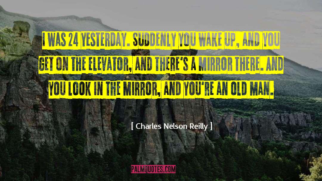 Through A Mirror Darkly Quote quotes by Charles Nelson Reilly