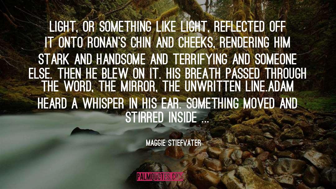 Through A Mirror Darkly Quote quotes by Maggie Stiefvater