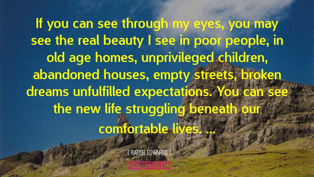 Through My Eyes quotes by Ratish Edwards